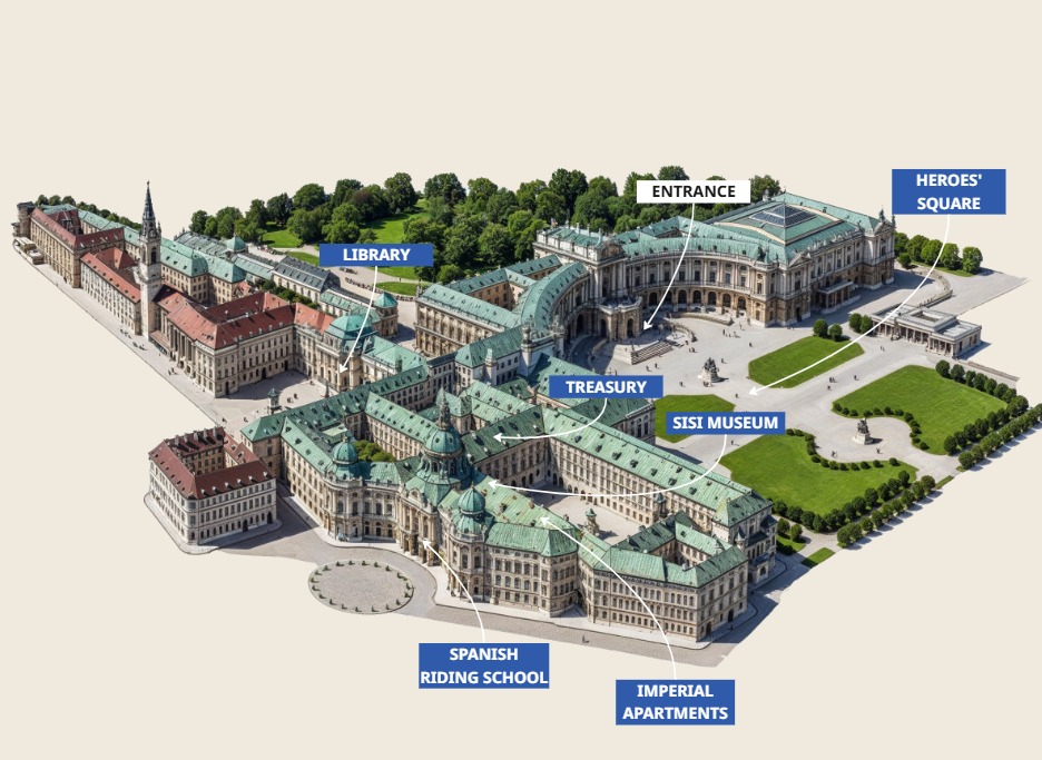 Hofburg Palace Map
